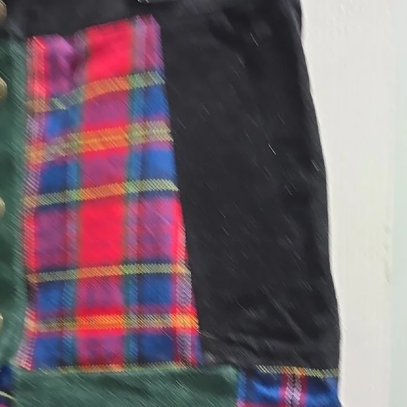 Mona Mode Vintage Plaid Mini Skirt Woman's Size 10 - Picture 11 of 14